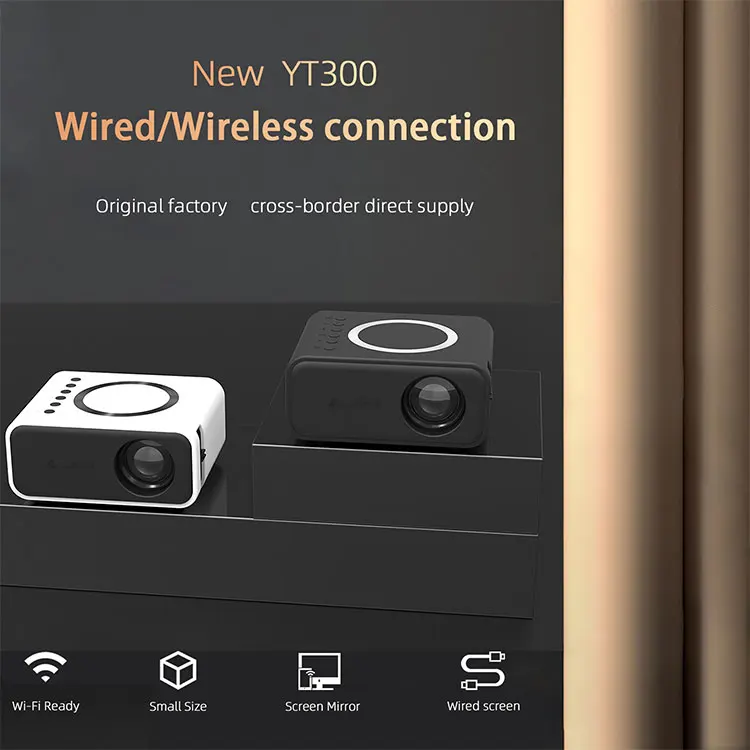 Title 1, Proiettore YT300 Mini Portatile per Casa 24 ANS...