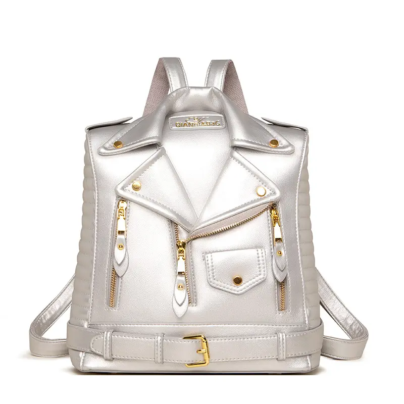 Soft Leather Textured Jacket Trendy Wild Clothes