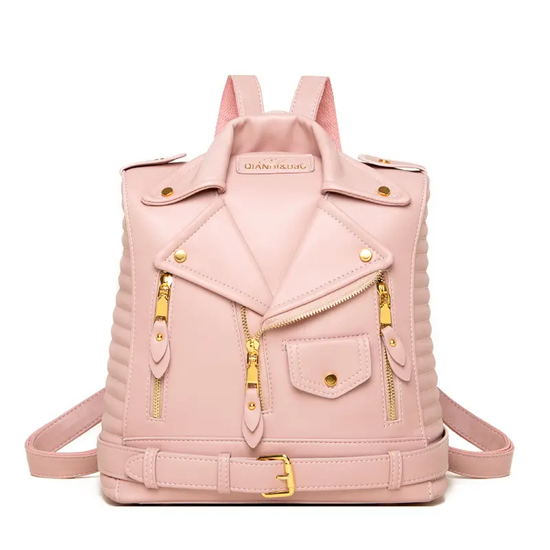 Soft Leather Textured Jacket Trendy Wild Clothes