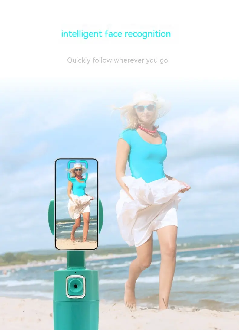Mobile Phone And Shooting PTZ Bracket Intelligent AI Face Recognition Live Selfie And Shooting Artifact