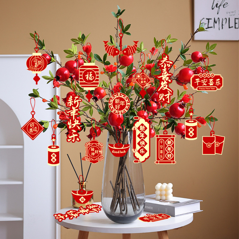 Year Of The Dragon New Year Pendant Living Room Bonsai Hanging Ornaments