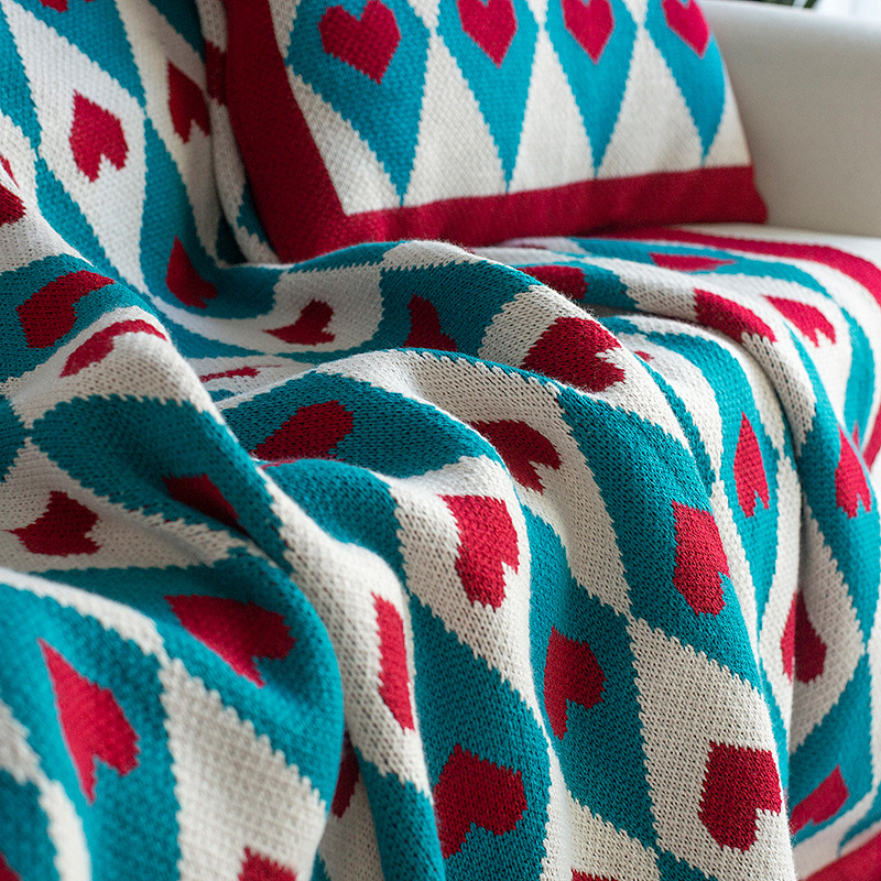 1738427700030345216 - Bohemian Style Sofa Blanket Office Nap