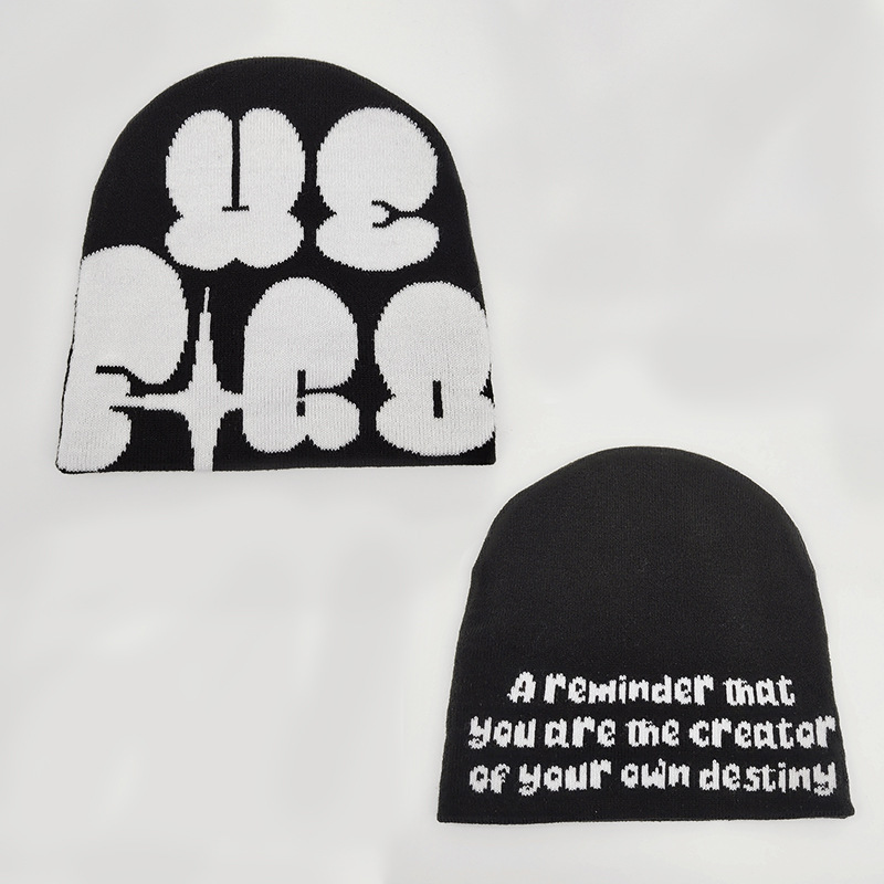 Autumn And Winter European And American Men's And Women's Adult Knitted Wool Sleeve Cap