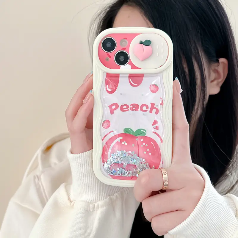 Fruit Style Phone Case All-inclusive Quicksand