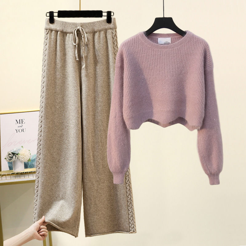 Title 2, Autumn And Winter Set Knitted Sweater Slimming ...