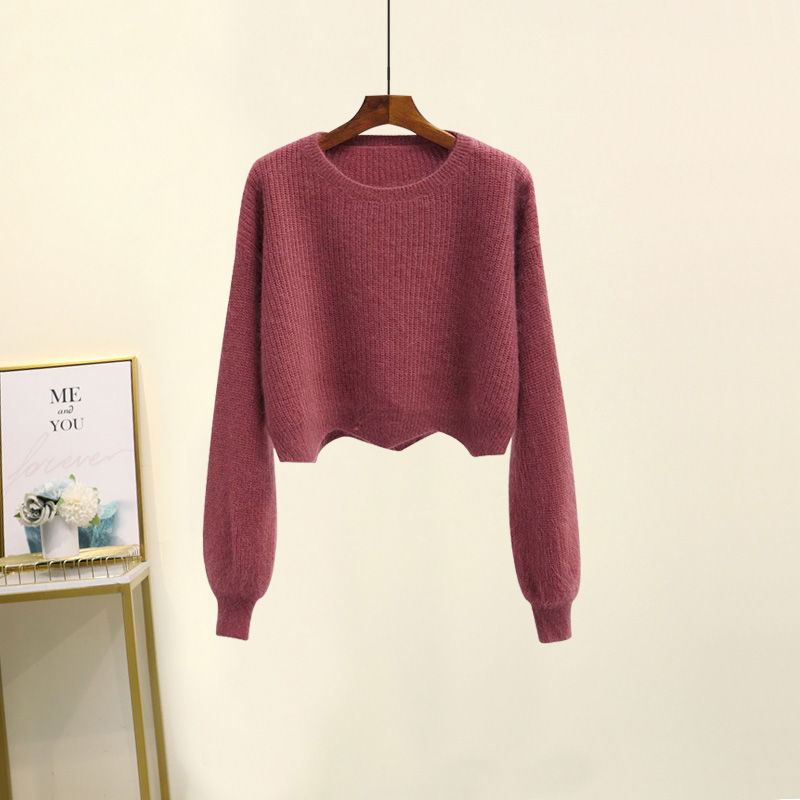 Title 5, Autumn And Winter Set Knitted Sweater Slimming ...