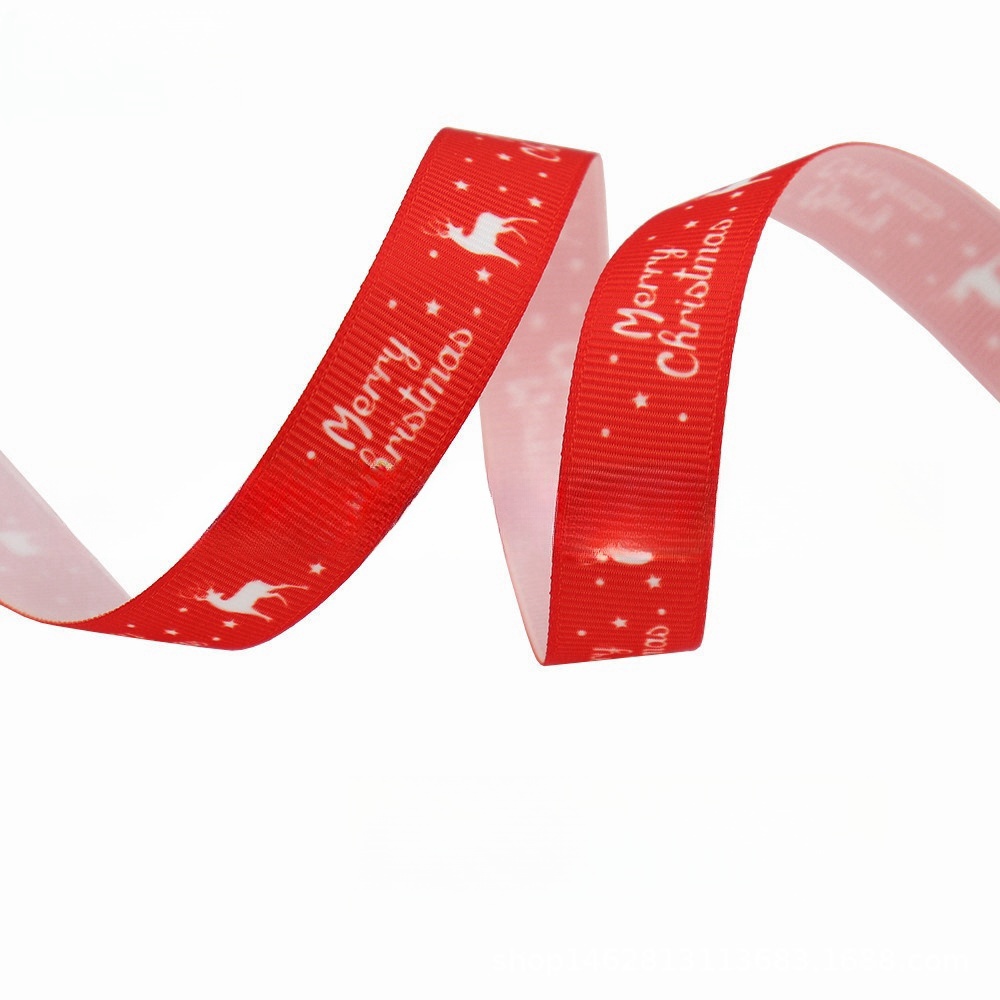 Gift Christmas Accessories DIY Decorative Thermal Transfer Polyester Ribbon - Image 13