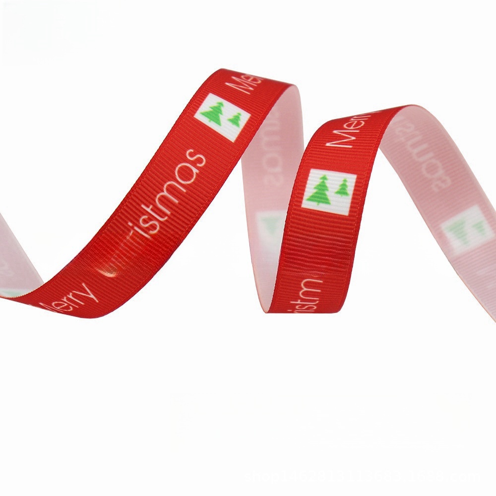Gift Christmas Accessories DIY Decorative Thermal Transfer Polyester Ribbon - Image 28