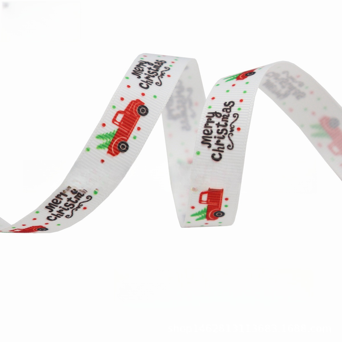 Gift Christmas Accessories DIY Decorative Thermal Transfer Polyester Ribbon - Image 23