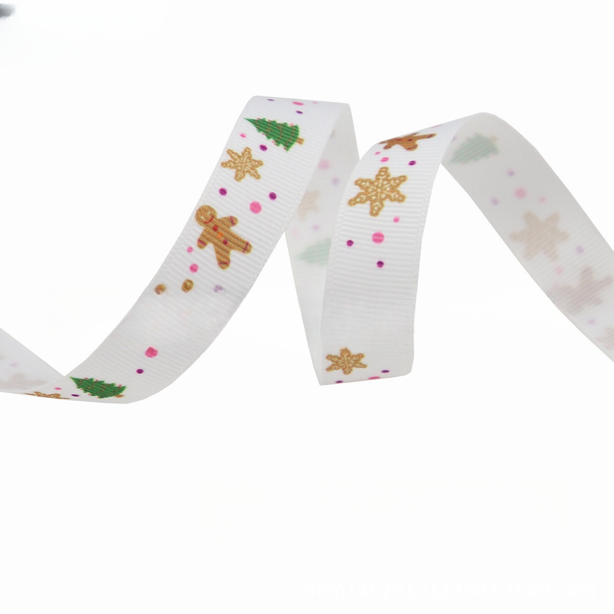 Gift Christmas Accessories DIY Decorative Thermal Transfer Polyester Ribbon - Image 6