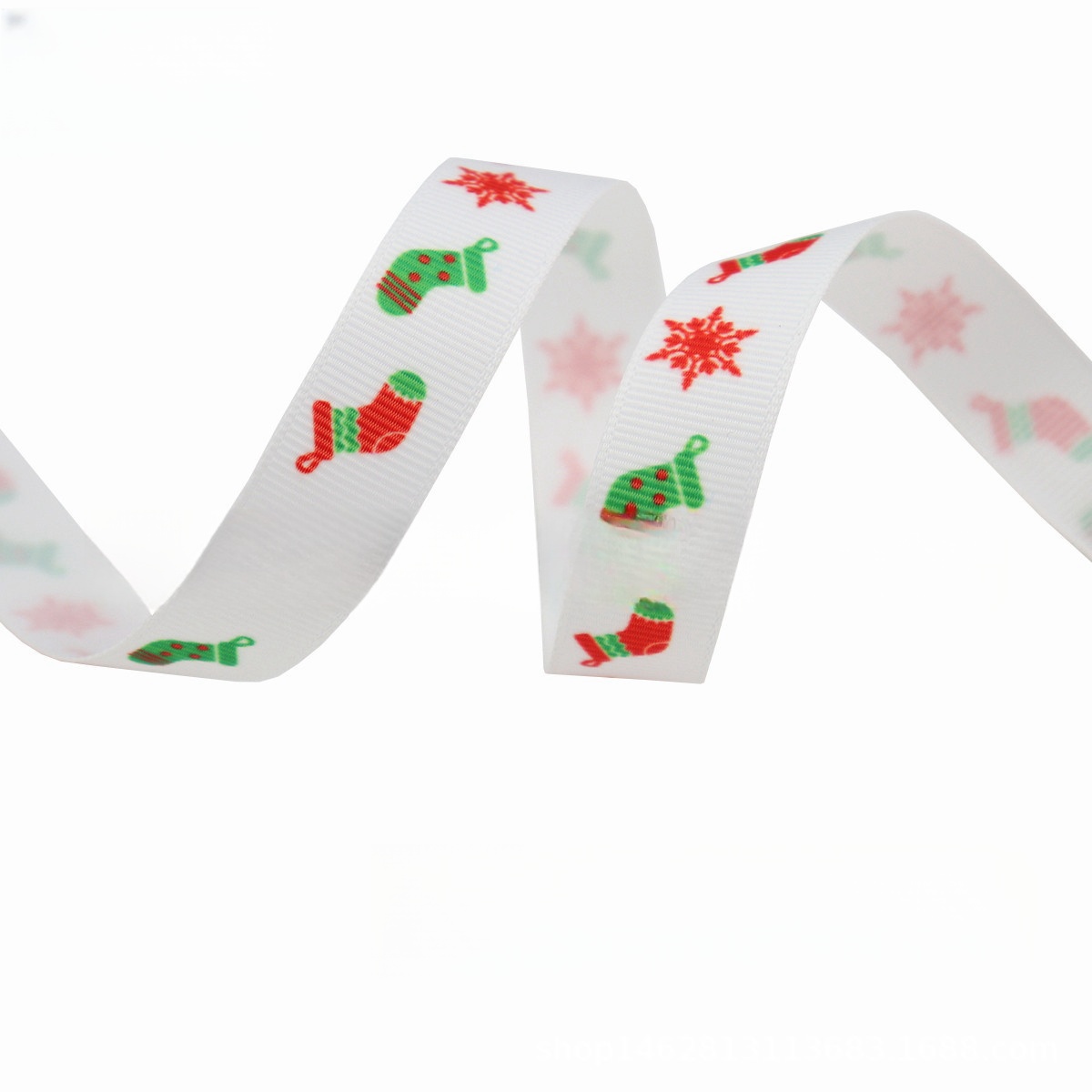 Gift Christmas Accessories DIY Decorative Thermal Transfer Polyester Ribbon - Image 7