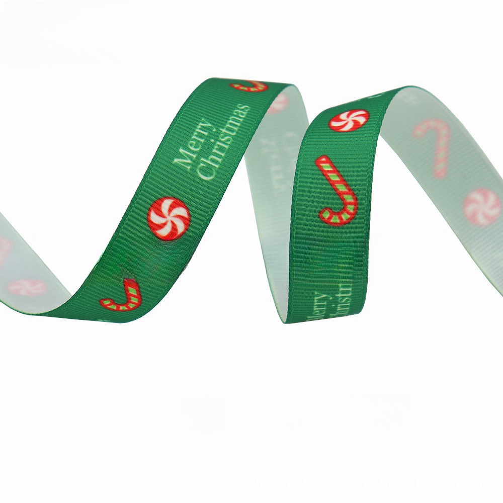 Gift Christmas Accessories DIY Decorative Thermal Transfer Polyester Ribbon - Image 4