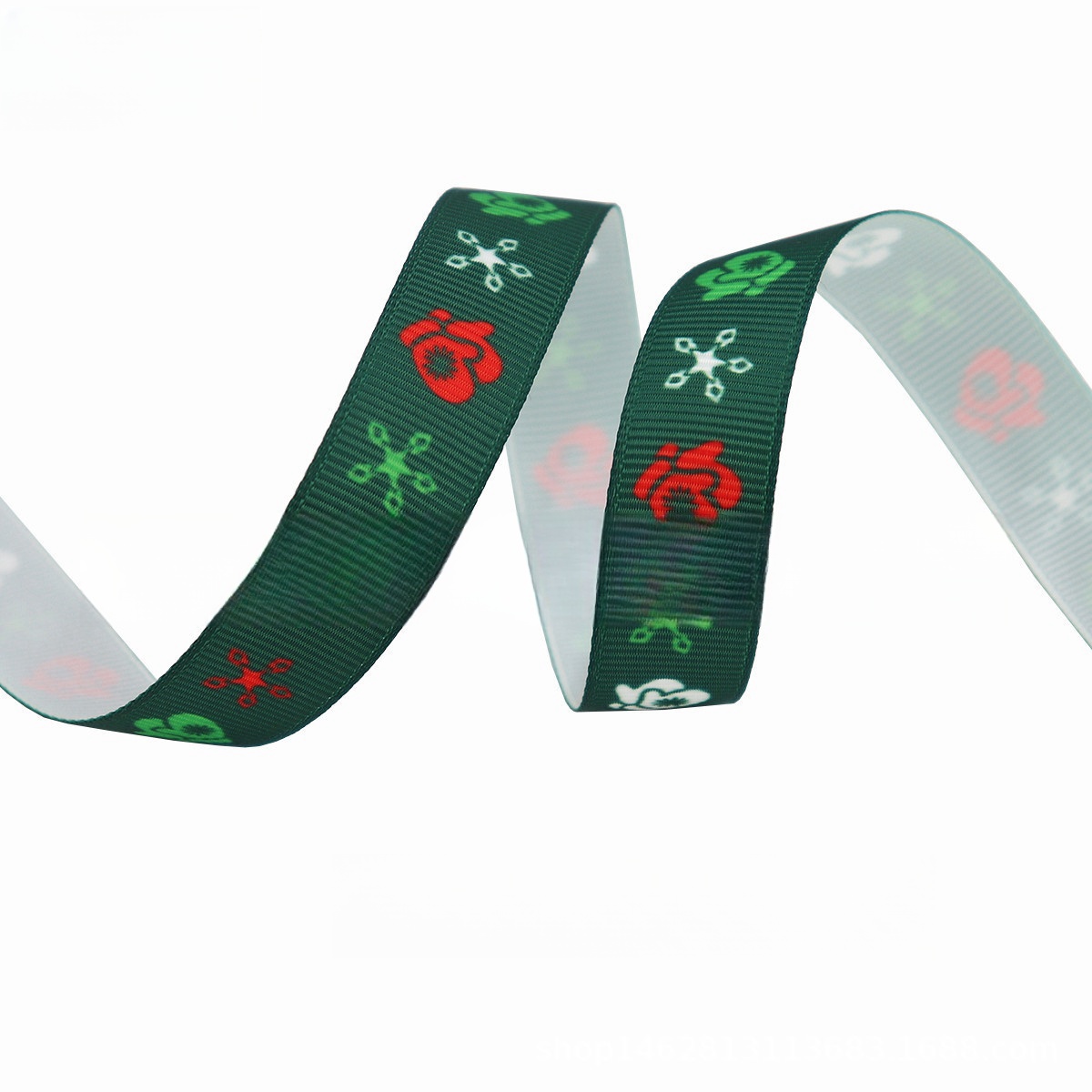Gift Christmas Accessories DIY Decorative Thermal Transfer Polyester Ribbon - Image 8