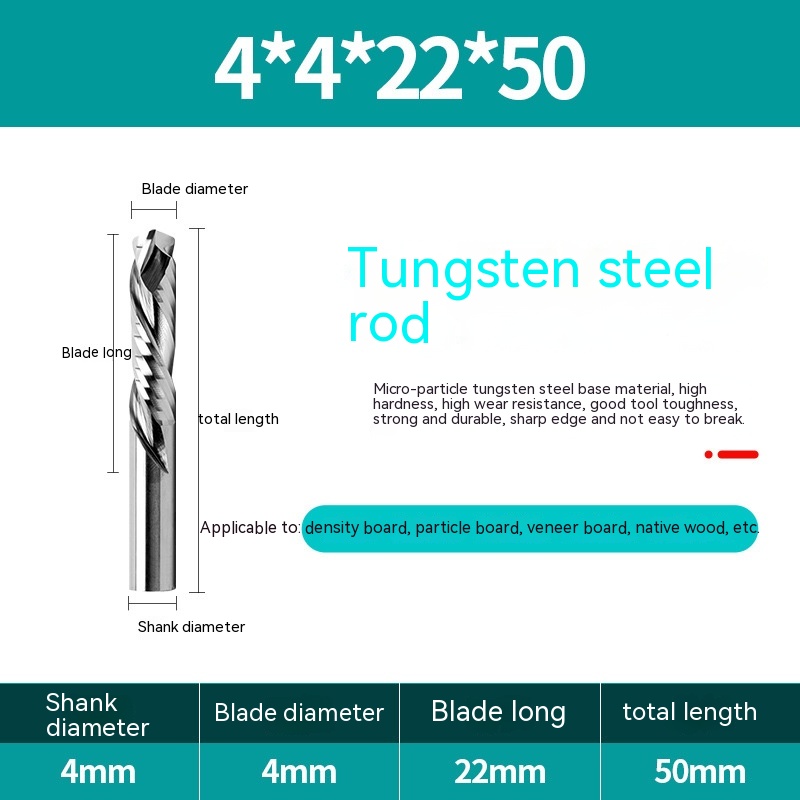 Title 9, Integrated Tungsten Milling Double Blade Woodwo...