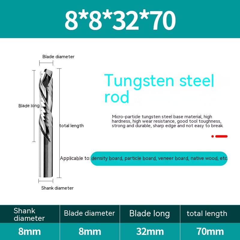 Title 11, Integrated Tungsten Milling Double Blade Woodwo...