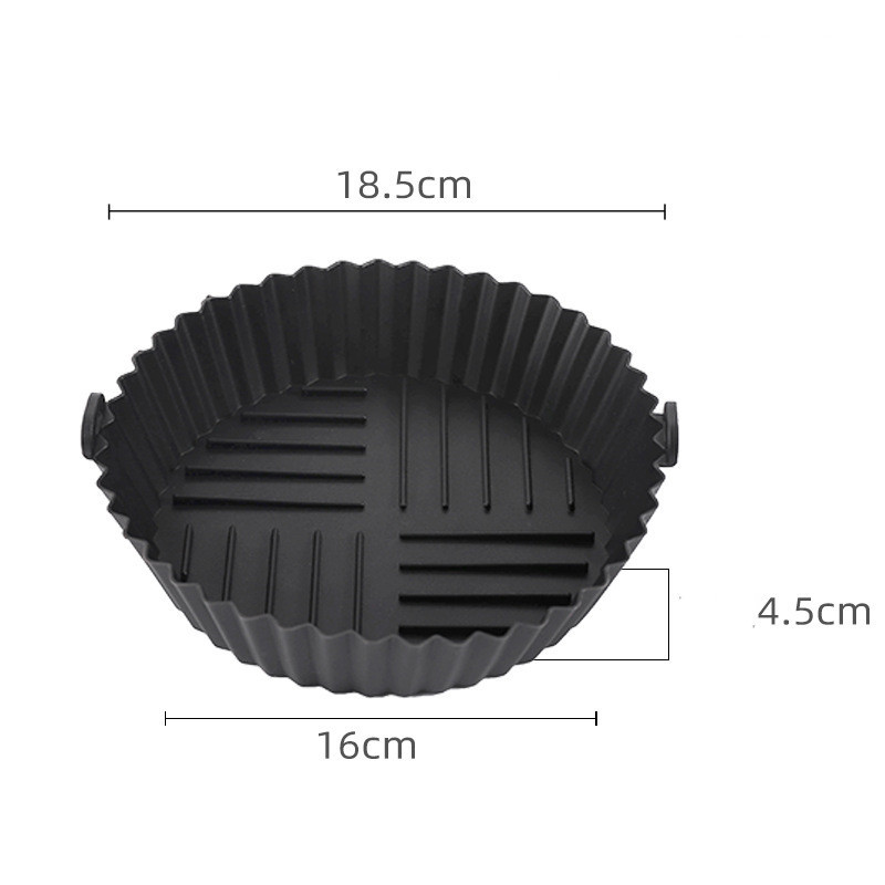 Title 1, Edible Silicon Round Air Fryer Tray