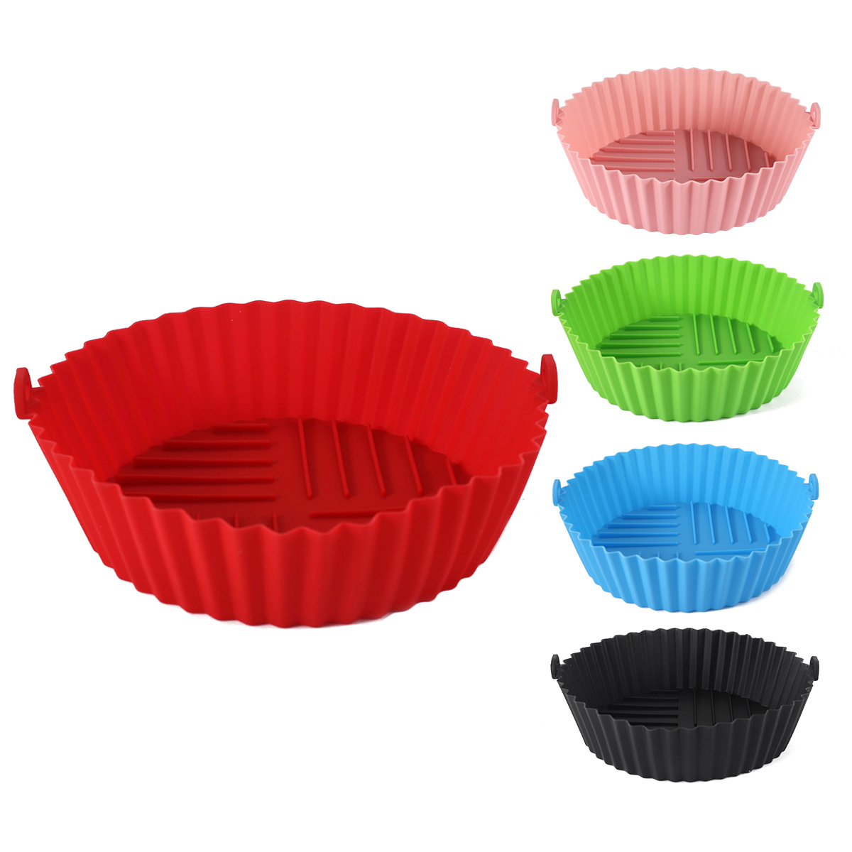 Title 9, Edible Silicon Round Air Fryer Tray