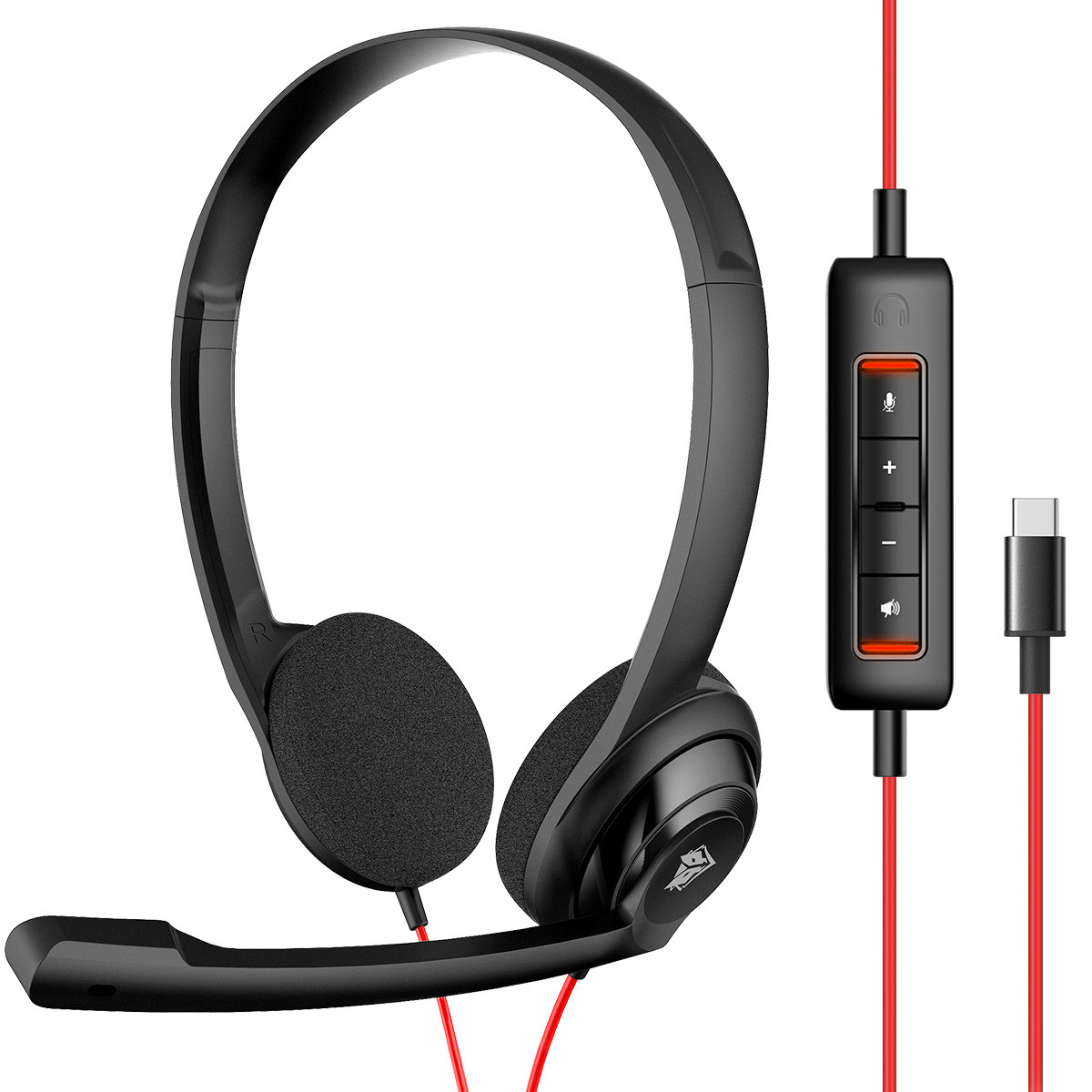 NUBWO HW02 Bilateral Lightweight Cable Telephone Headset