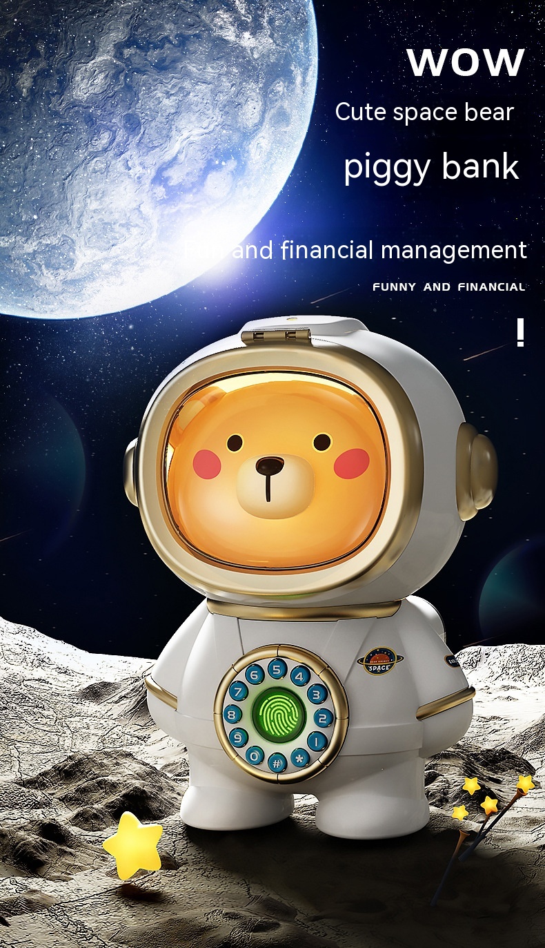 Coin Bank Children's Password Savings Bank