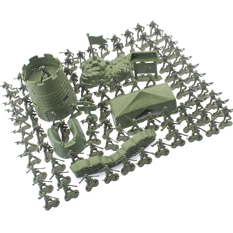 Small Soldier Toy Suit 100 Pieces 4cm Children's Gift - Image 6