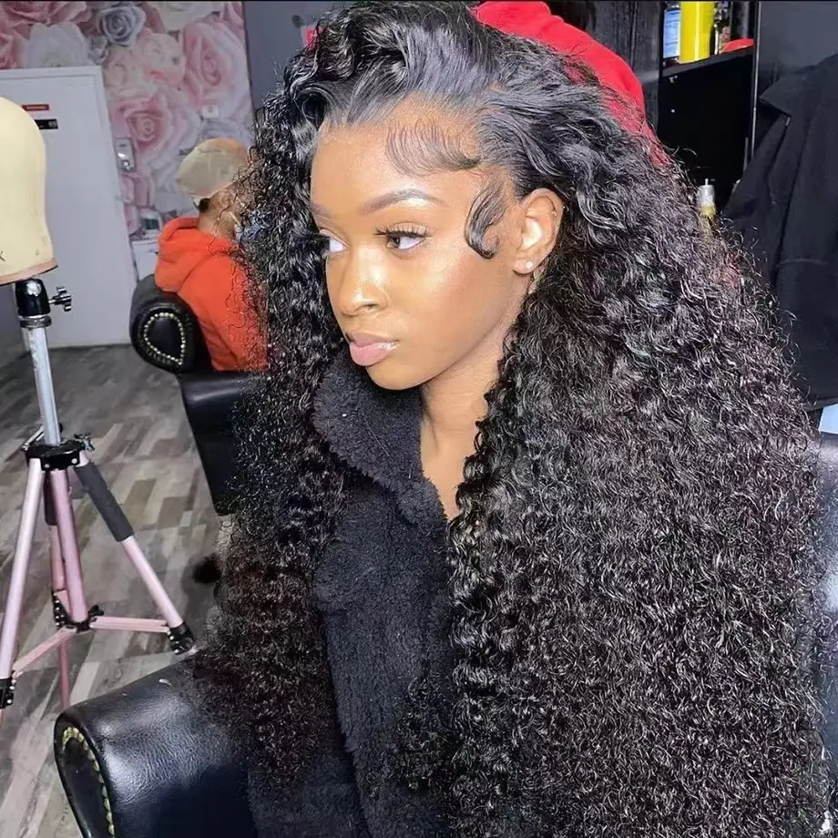 European And American Long Curly Wig Chemical