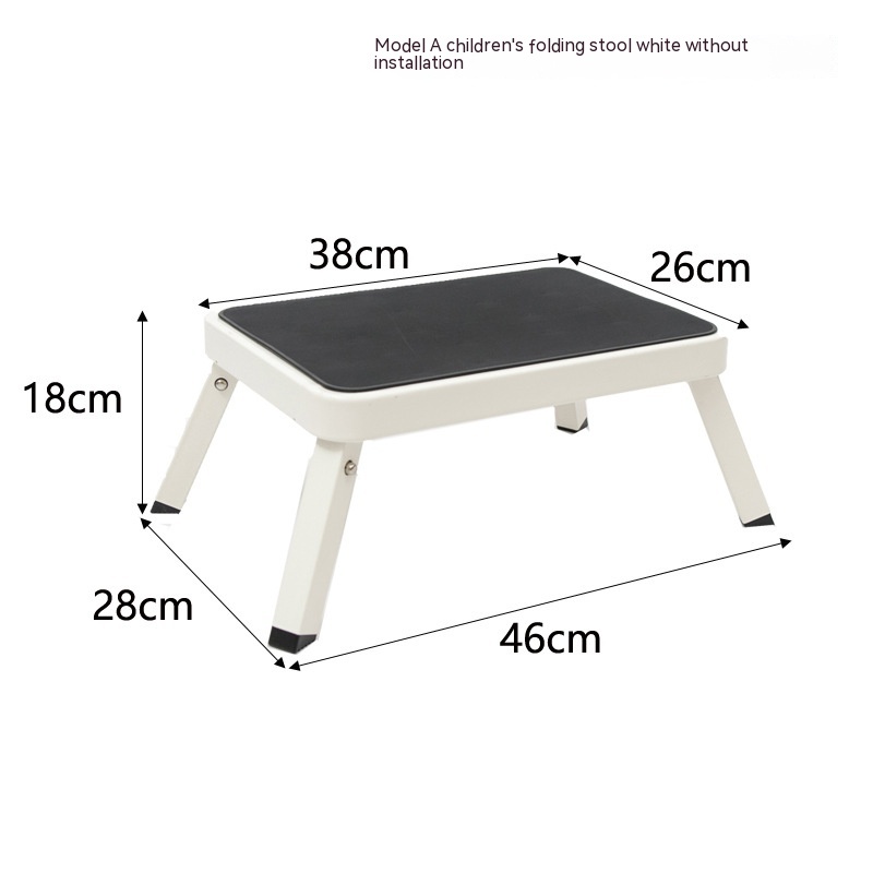 YSF Folding Step Stool Multifunctional Household Step Stool Shoe Changing Stool