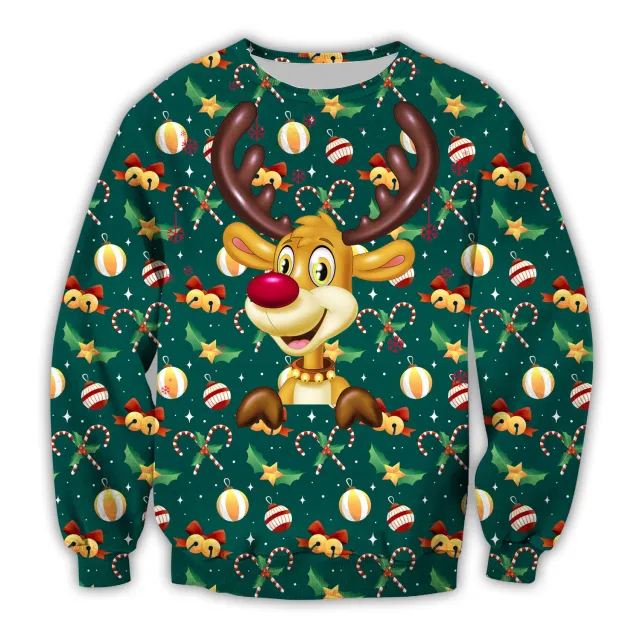 3D Digital Printing Christmas Hoodie Yq0338 2Xl - Shop at LoveMi