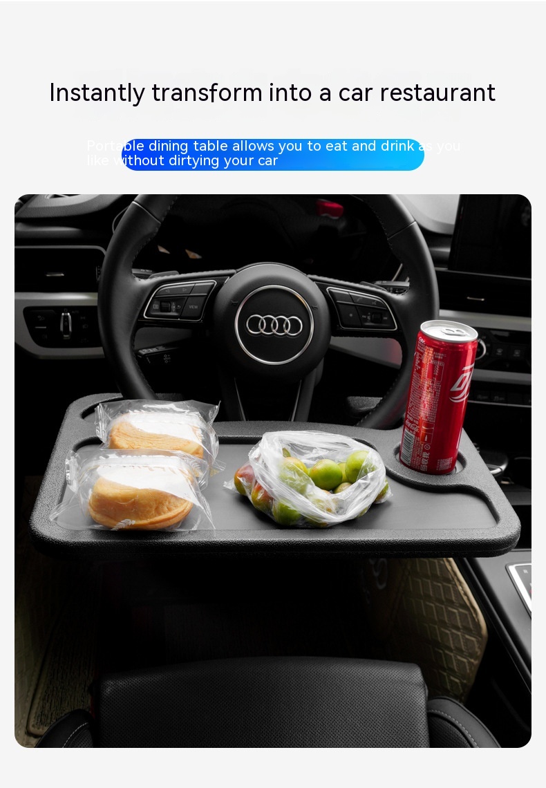 Onboard Steering Wheel Dinning Board Office Laptop Stand Tray - Image 6