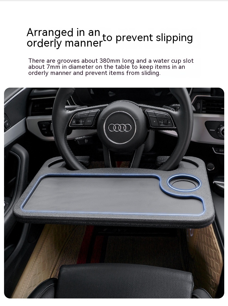 Onboard Steering Wheel Dinning Board Office Laptop Stand Tray - Image 20