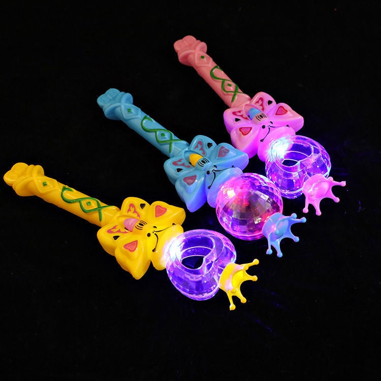 Title 5, Luminous Magic Wand Starry Sky Glow Stick Lumin...