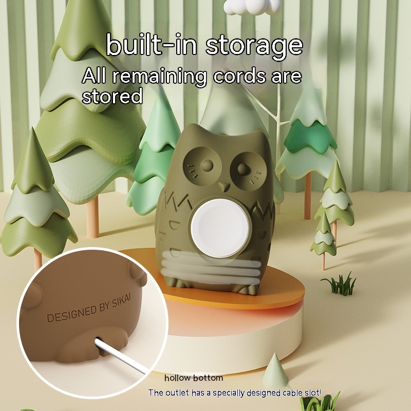 Watch Charger Base Silicone Owl - Image 9