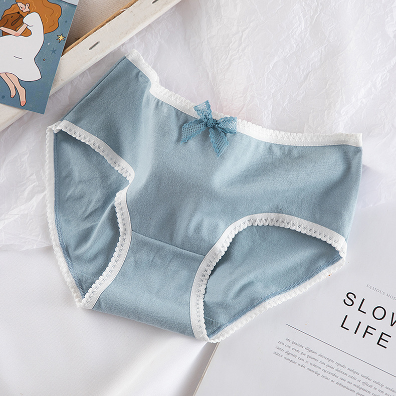 Title 6, Tingweiya Fog Blue Mesh Lovely Girl Underwear W...