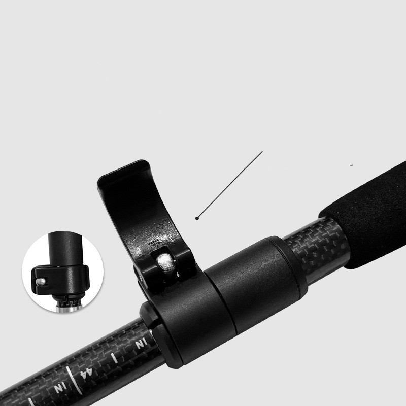 Title 5, 3K Carbon Fiber Folding Alpenstock