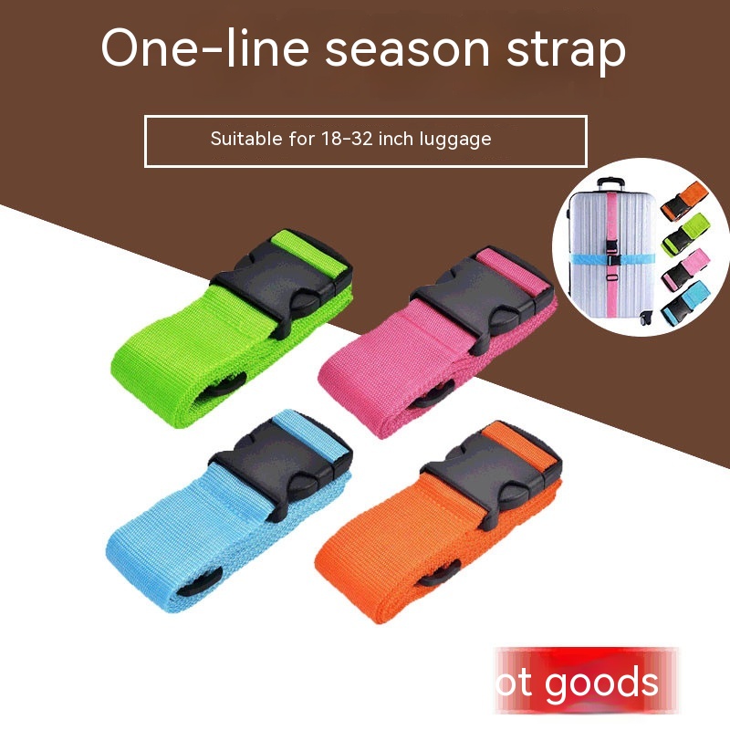 One-word Baggage Carousel Adjustable Trolley Case Bundle Fixed Belt - Image 6