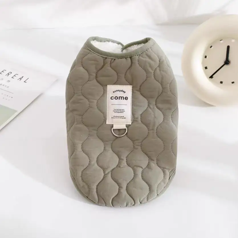 Pet Winter Fleece-lined Thickened Vest Warm Vest