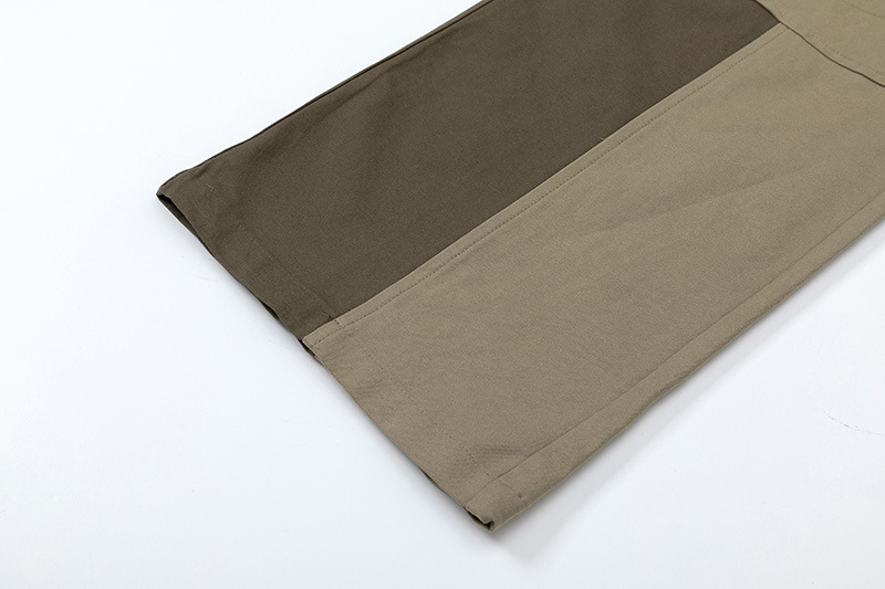 Autumn And Winter New Real Shot Maichao Casual Loose Color Matching Three-dimensional Pocket Overalls