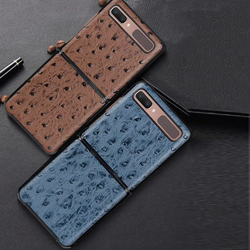 Camel Pattern Business Leather Case Folding Protective