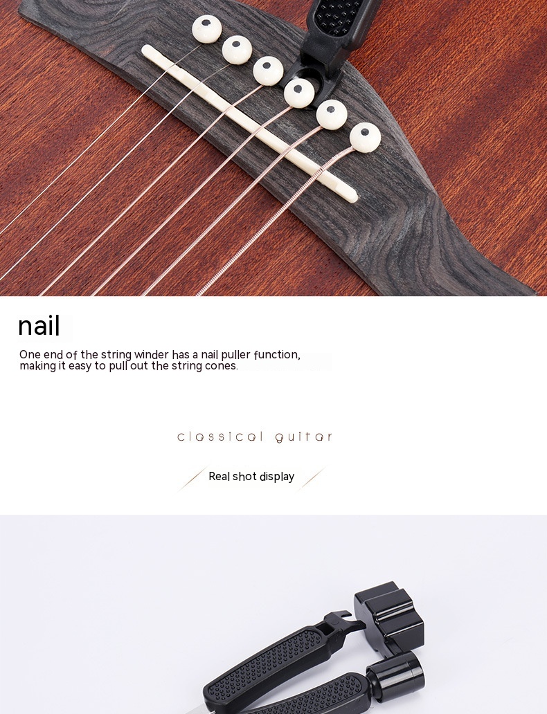 Guitar String Winder Electric Wooden Guitar - Image 13