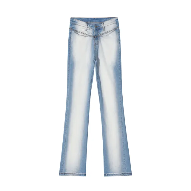 Cowboy Slim Early Autumn Pants Girl Blue - Shop at LoveMi