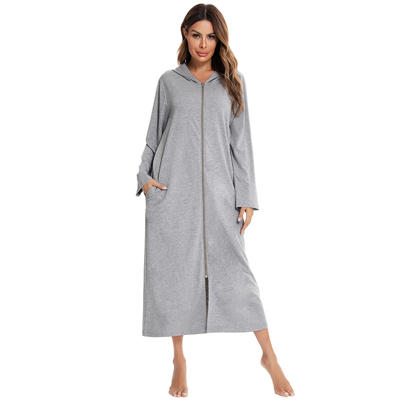 New Autumn And Winter Pajamas Women’s Home Nightdress