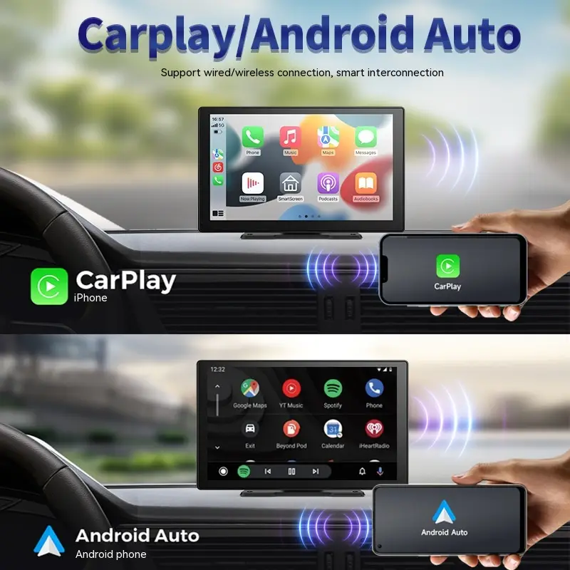 9-inch Carplay Driving Recorder Portable Car