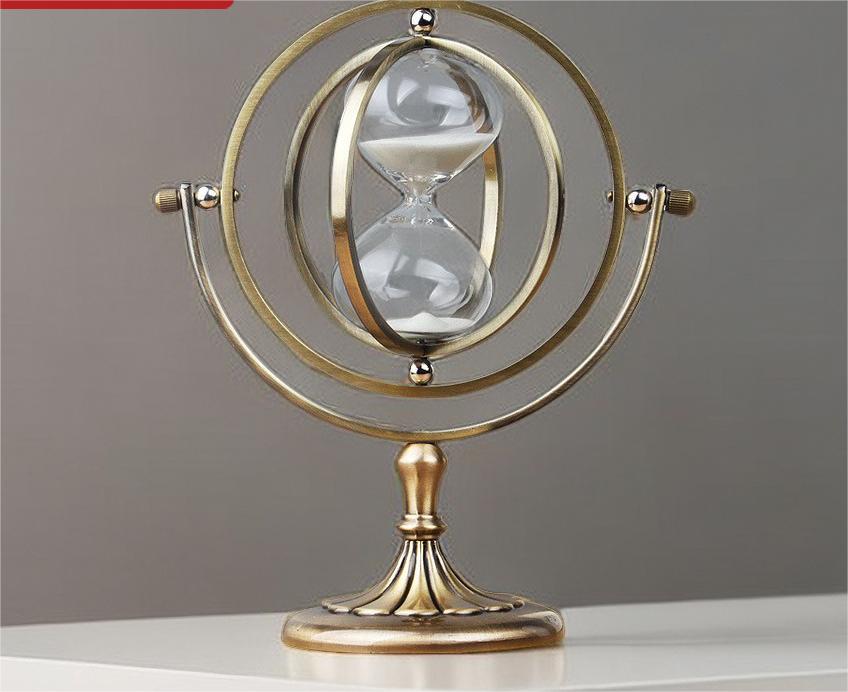 Title 3, Creative Retro Glass Sand Clock Timer Ornament ...