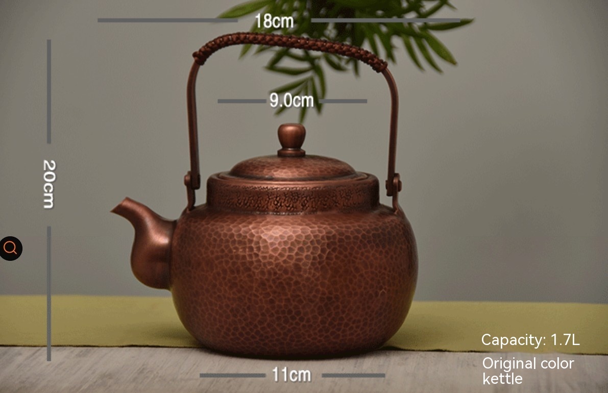 Title 1, 17 L Thick Pure Copper Boil Water Boil Teapot