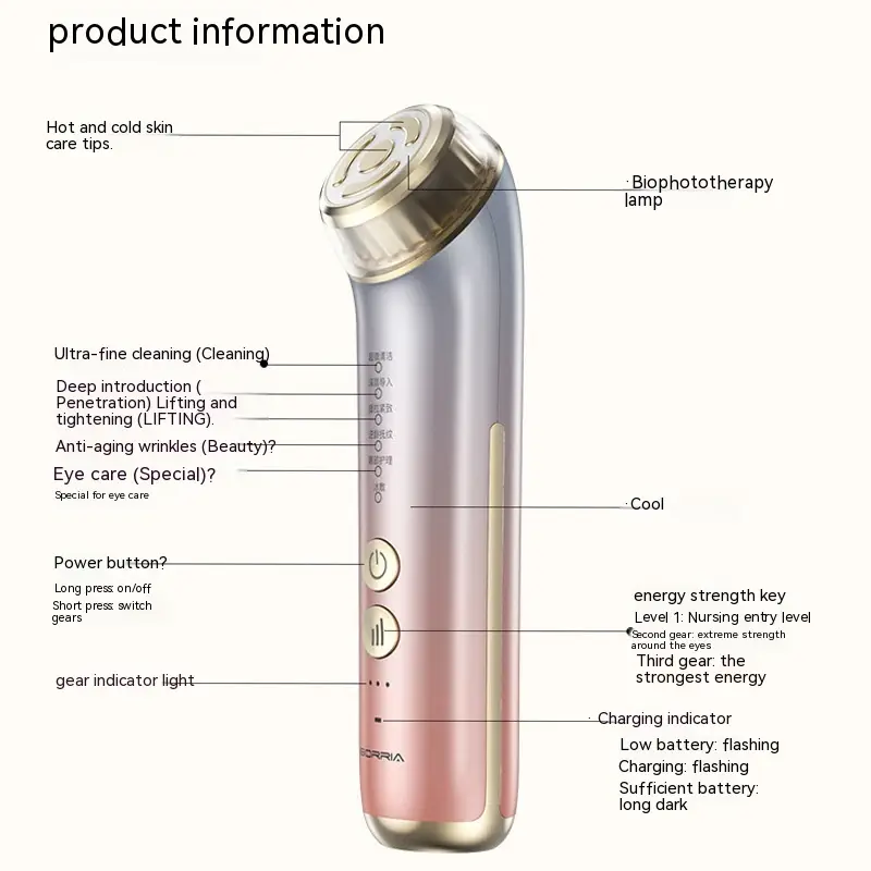 Import Radio Frequency Beauty Device To Lift, Tighten, And Lighten Acne Massage