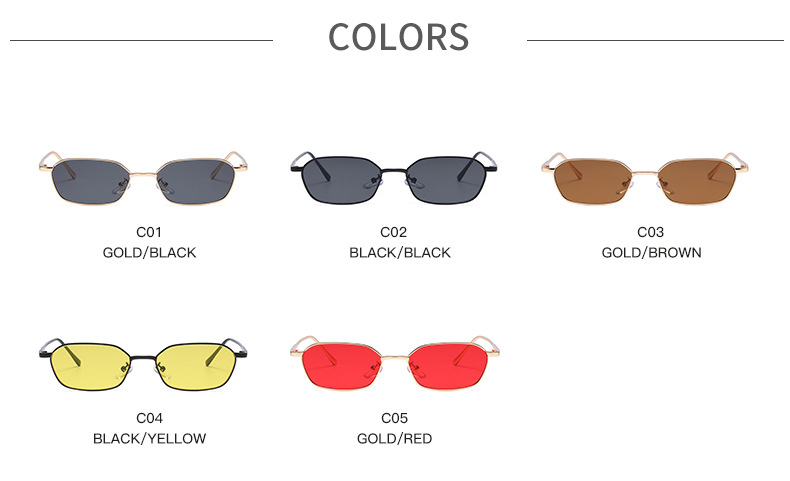 Title 4, New Small Frame Polygonal Sunglasses