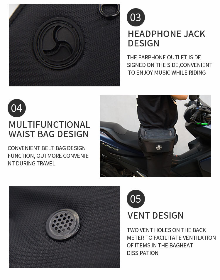 Title 4, Motorcycle Front Hanging Bag Bicycle Battery Pe...