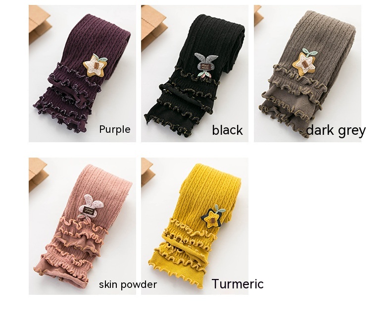 Girls' Leggings Spring And Autumn Outer Wear Coaster - Image 5