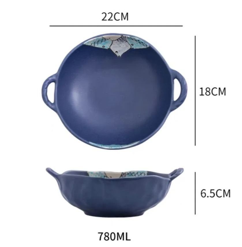 Title 4, Double-ear Bowl Soup Bowl Household