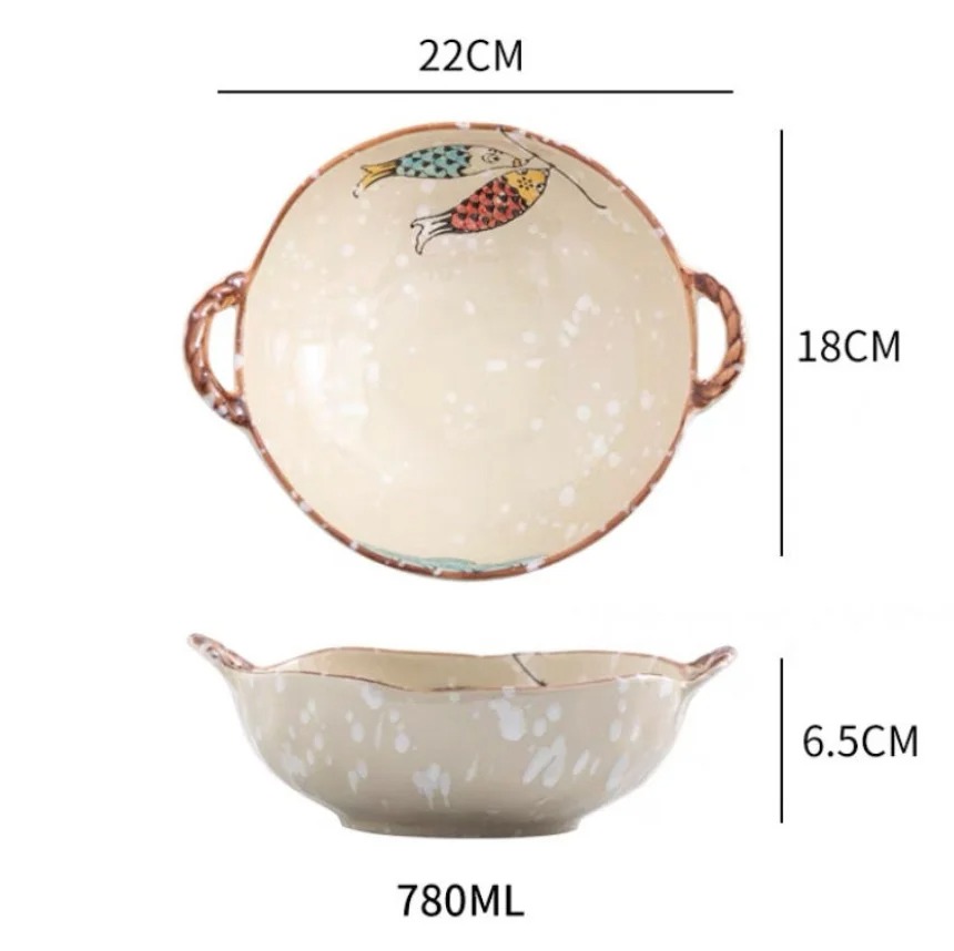 Title 5, Double-ear Bowl Soup Bowl Household