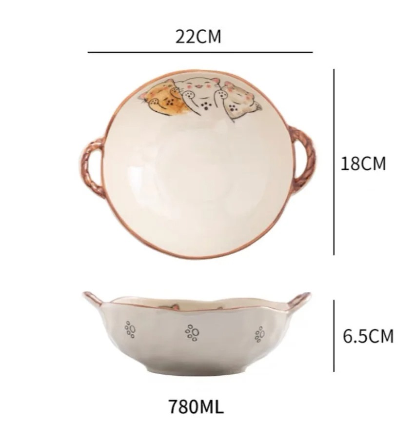 Title 6, Double-ear Bowl Soup Bowl Household